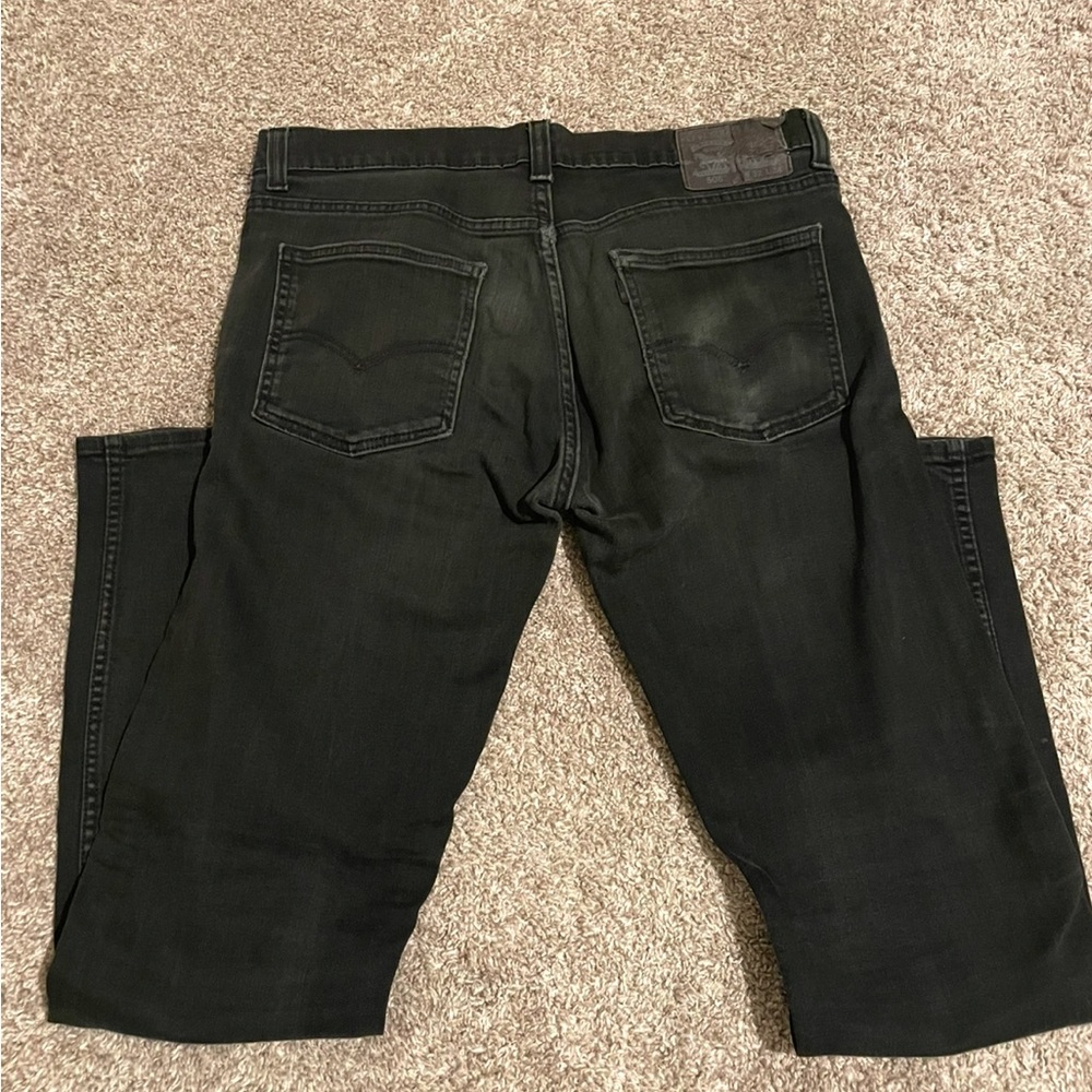 Levi 508 jeans black. Men’s size 32x34